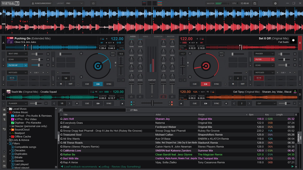 best app for ion discover dj pro