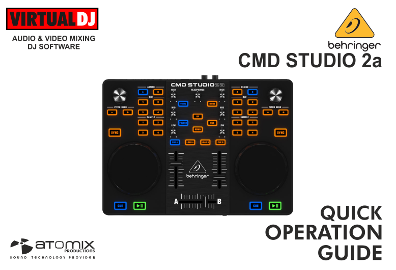 VirtualDJ Hardware Manual - Behringer - CMD Studio 2a