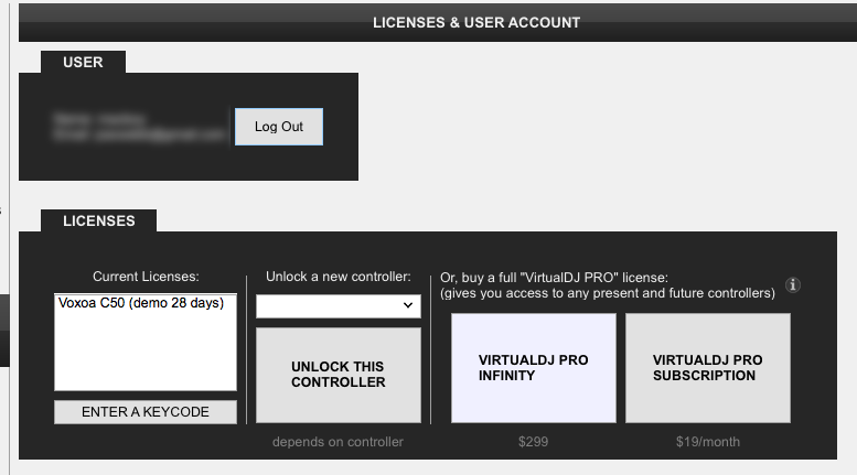 Virtualdj Infinity License Not Registered When Logged In On Vdj8