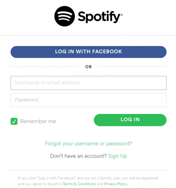 spotify premium login id and password