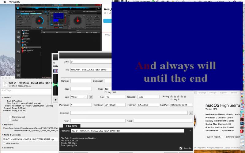 Virtual dj pro mac high sierra 10. 13. 3 2