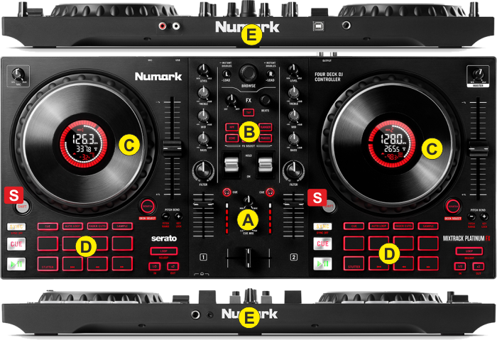 VirtualDJ Hardware Manual - Numark - Mixtrack Platinum FX