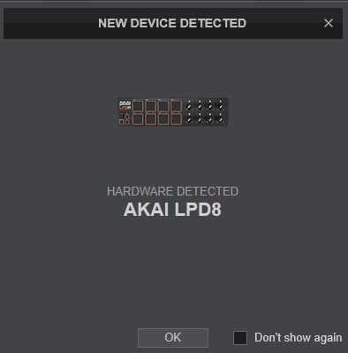 akai lpd8 virtual dj