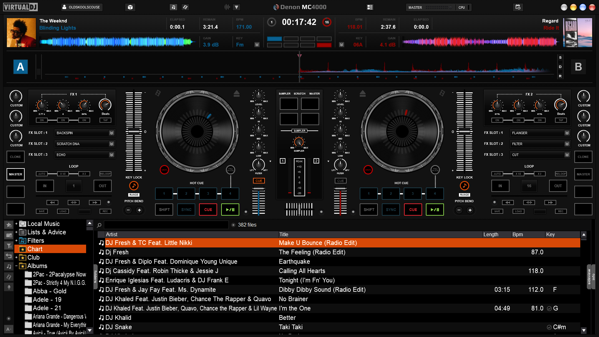 virtual dj skins denon