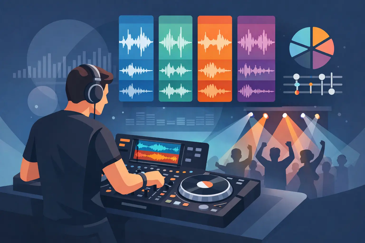Real Time Stem Mixing for Better DJ Sets