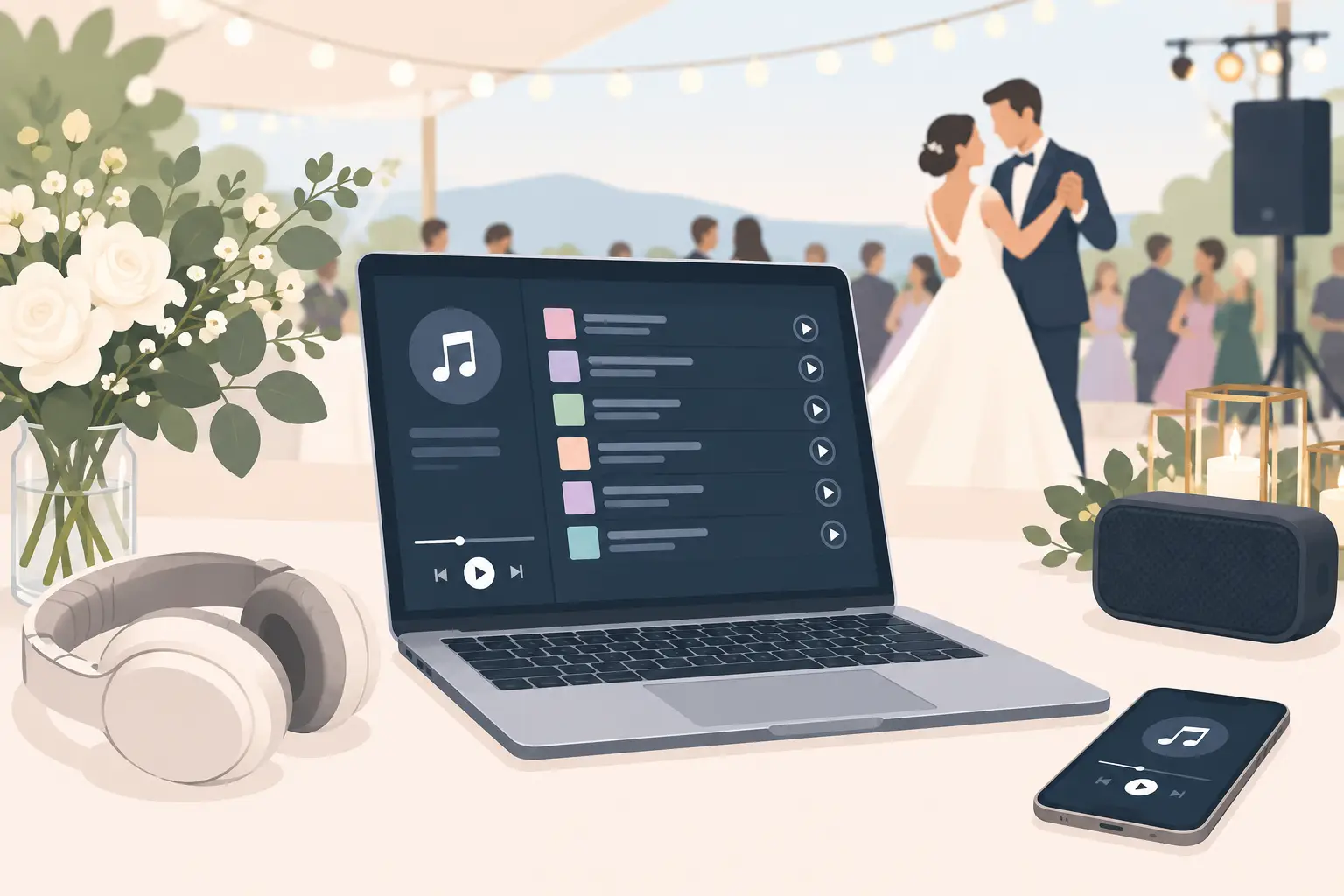 How to Prepare Wedding Playlists That Flow