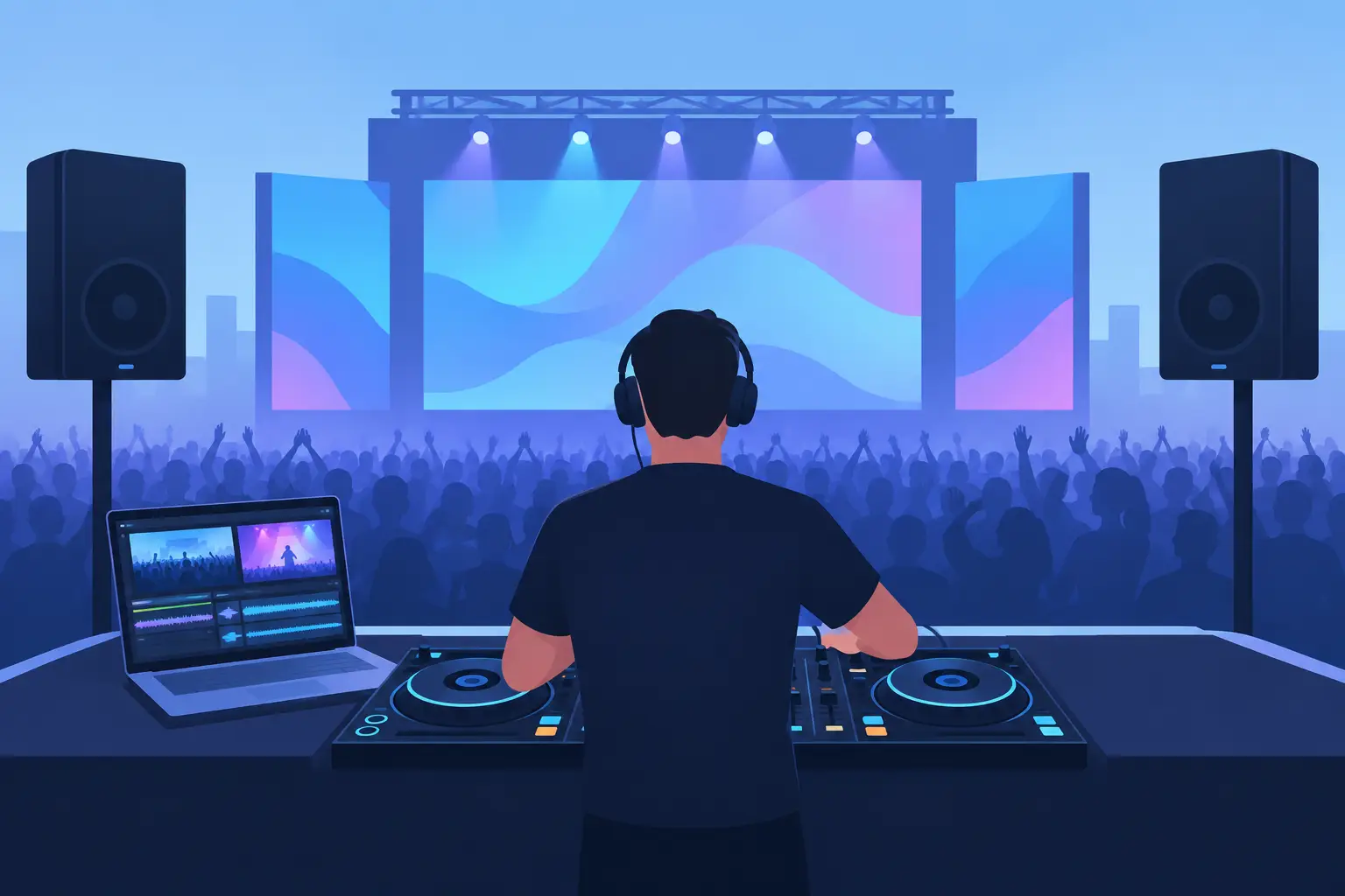 Audio Video DJ Platform for Bigger Live Sets